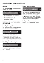 Preview for 16 page of Miele WCG 360 Operating Instructions Manual