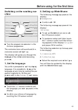 Preview for 19 page of Miele WCG 360 Operating Instructions Manual