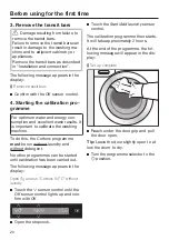 Preview for 20 page of Miele WCG 360 Operating Instructions Manual