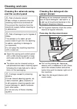 Preview for 56 page of Miele WCG 360 Operating Instructions Manual