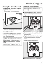 Preview for 67 page of Miele WCG 360 Operating Instructions Manual