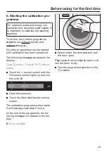 Предварительный просмотр 23 страницы Miele WCG 660 Operating Instructions Manual