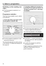 Предварительный просмотр 26 страницы Miele WCG 660 Operating Instructions Manual