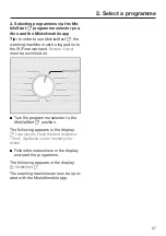 Предварительный просмотр 27 страницы Miele WCG 660 Operating Instructions Manual