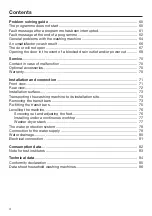 Preview for 4 page of Miele WCH 360 SpeedCare 1600 Operating Instructions Manual