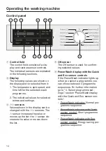 Preview for 14 page of Miele WCH 360 SpeedCare 1600 Operating Instructions Manual