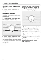 Preview for 24 page of Miele WCH 360 SpeedCare 1600 Operating Instructions Manual