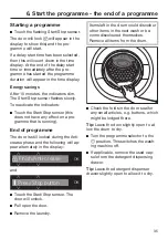 Preview for 35 page of Miele WCH 360 SpeedCare 1600 Operating Instructions Manual