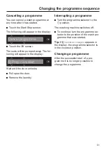 Preview for 51 page of Miele WCH 360 SpeedCare 1600 Operating Instructions Manual