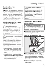 Preview for 57 page of Miele WCH 360 SpeedCare 1600 Operating Instructions Manual