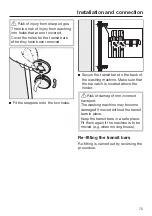 Preview for 75 page of Miele WCH 360 SpeedCare 1600 Operating Instructions Manual