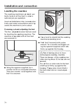 Preview for 76 page of Miele WCH 360 SpeedCare 1600 Operating Instructions Manual