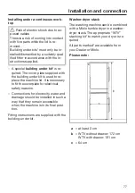 Preview for 77 page of Miele WCH 360 SpeedCare 1600 Operating Instructions Manual