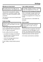 Preview for 93 page of Miele WCH 360 SpeedCare 1600 Operating Instructions Manual