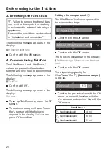 Preview for 20 page of Miele WCI 670 Operating Instructions Manual