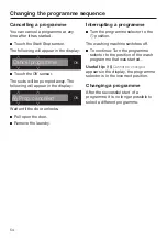 Preview for 54 page of Miele WCI 670 Operating Instructions Manual