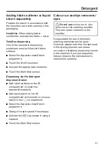 Preview for 57 page of Miele WCI 670 Operating Instructions Manual