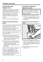 Preview for 60 page of Miele WCI 670 Operating Instructions Manual