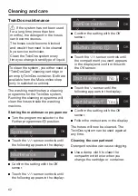 Preview for 62 page of Miele WCI 670 Operating Instructions Manual