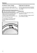 Preview for 74 page of Miele WCI 670 Operating Instructions Manual