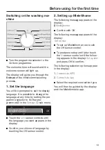 Preview for 19 page of Miele WCI 860 Operating Instructions Manual