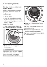 Preview for 40 page of Miele WCI 860 Operating Instructions Manual