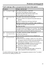 Preview for 69 page of Miele WCI 860 Operating Instructions Manual