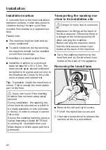 Preview for 82 page of Miele WCI 860 Operating Instructions Manual