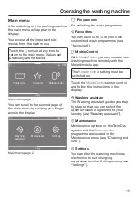 Preview for 15 page of Miele WCR 860 WPS Operating Instructions Manual