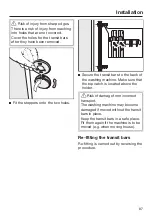 Preview for 87 page of Miele WCR 860 WPS Operating Instructions Manual