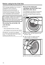 Preview for 18 page of Miele WCR 870 WPS Operating Instructions Manual