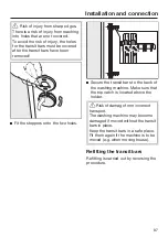 Preview for 87 page of Miele WCR 870 WPS Operating Instructions Manual