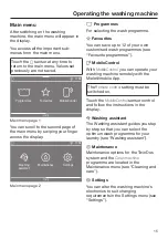 Preview for 15 page of Miele WCR 890 WPS Operating Instructions Manual