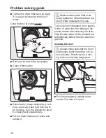 Предварительный просмотр 48 страницы Miele wda 201 Operating Instructions Manual