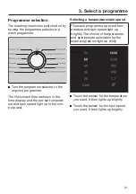 Предварительный просмотр 21 страницы Miele WDB 038 WPS Active Eco Operating Instructions Manual