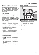 Предварительный просмотр 23 страницы Miele WDB 038 WPS Active Eco Operating Instructions Manual