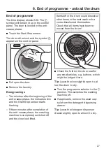 Предварительный просмотр 27 страницы Miele WDB 038 WPS Active Eco Operating Instructions Manual