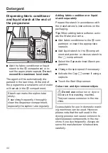 Предварительный просмотр 44 страницы Miele WDB 038 WPS Active Eco Operating Instructions Manual