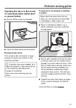 Предварительный просмотр 55 страницы Miele WDB 038 WPS Active Eco Operating Instructions Manual