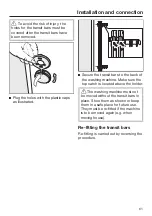 Предварительный просмотр 61 страницы Miele WDB 038 WPS Active Eco Operating Instructions Manual