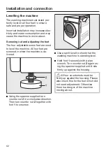 Предварительный просмотр 62 страницы Miele WDB 038 WPS Active Eco Operating Instructions Manual