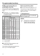 Предварительный просмотр 74 страницы Miele WDB 038 WPS Active Eco Operating Instructions Manual