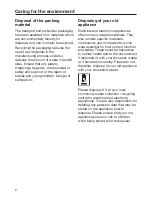 Preview for 2 page of Miele WDD 030 Operating Instructions Manual