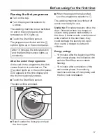 Preview for 17 page of Miele WDD 030 Operating Instructions Manual