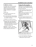 Preview for 59 page of Miele WDD 030 Operating Instructions Manual