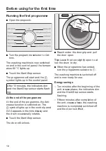 Preview for 18 page of Miele WDD 131 WPS GuideLine Operating Instructions Manual