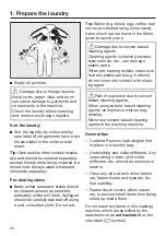 Preview for 20 page of Miele WDD 131 WPS GuideLine Operating Instructions Manual