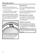 Preview for 58 page of Miele WDD 131 WPS GuideLine Operating Instructions Manual