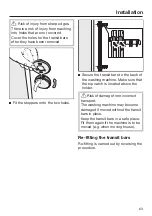 Preview for 63 page of Miele WDD 131 WPS GuideLine Operating Instructions Manual