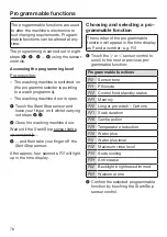 Preview for 78 page of Miele WDD 131 WPS GuideLine Operating Instructions Manual